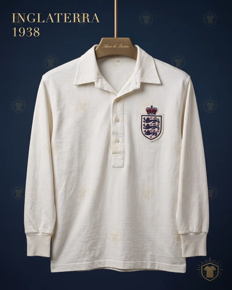 Camiseta local 1938 de Inglaterra (recreación)