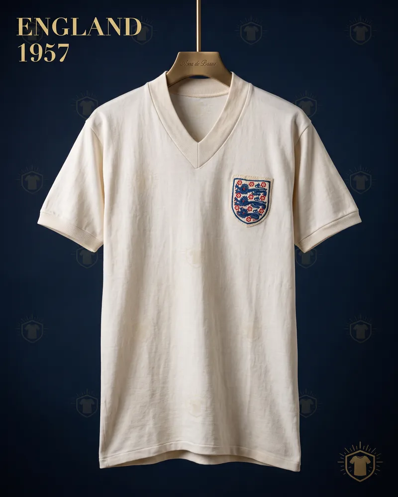 Camiseta local 1957 de Inglaterra (recreación)