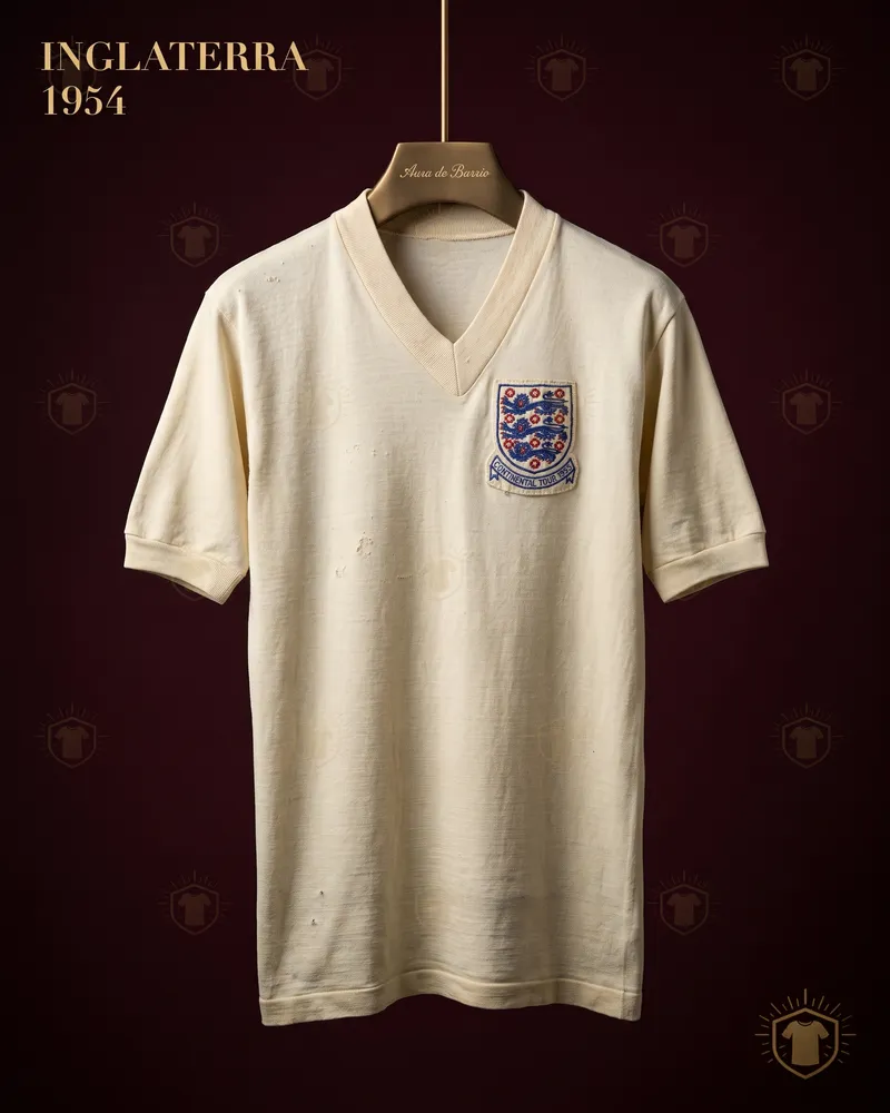 Camiseta local 1958 de Inglaterra (recreación)