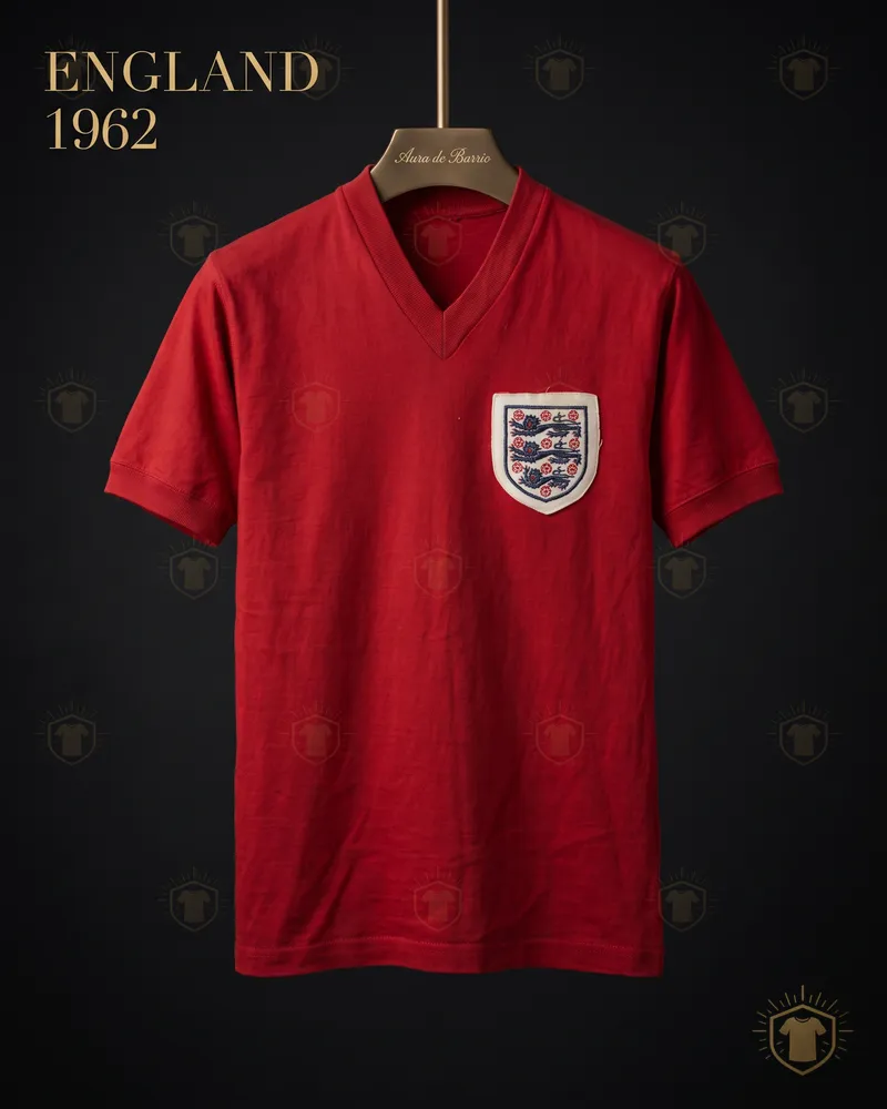 Camiseta visitante 1962 de Inglaterra (recreación)