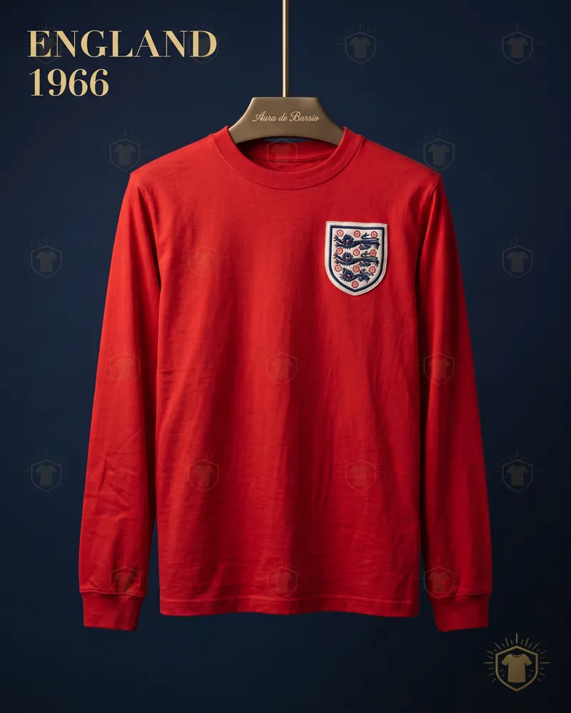 Camiseta visitante 1966 de Inglaterra (recreación)