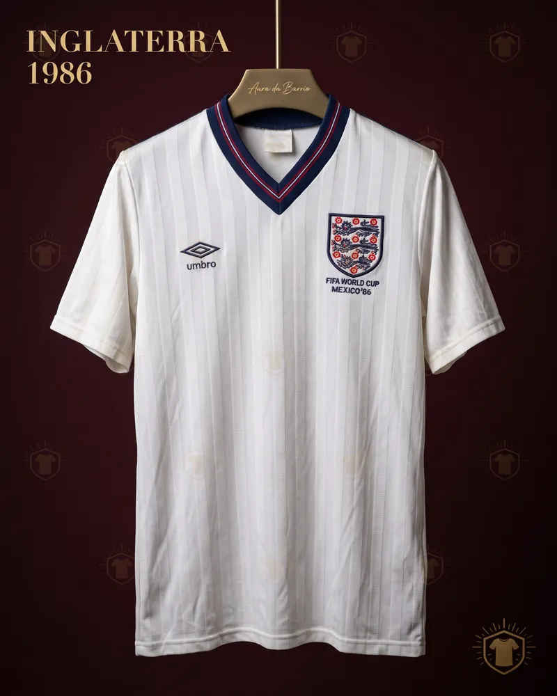 Camiseta local 1986 de Inglaterra (recreación)