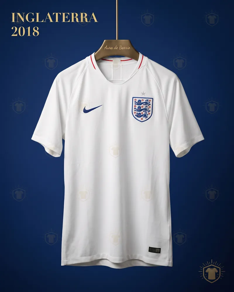 Camiseta local 2018 de Inglaterra (recreación)