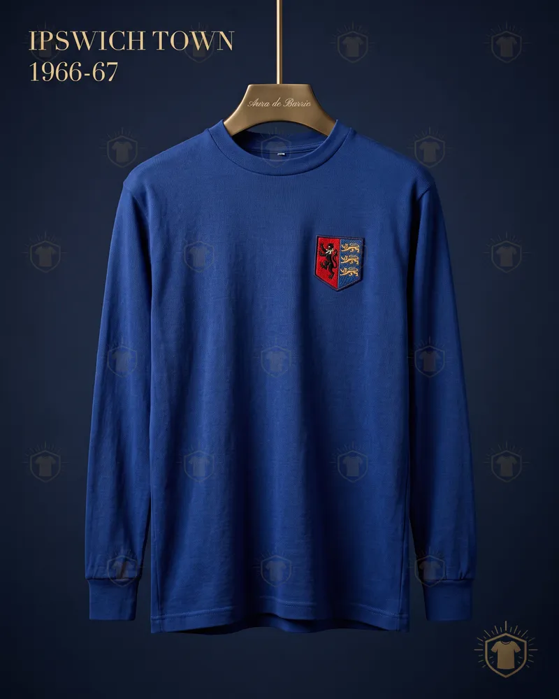 Camiseta local 1966–67 de Ipswich Town (recreación)