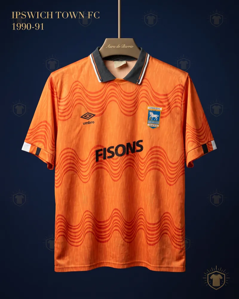 Camiseta visitante 1989–90 de Ipswich Town (recreación)