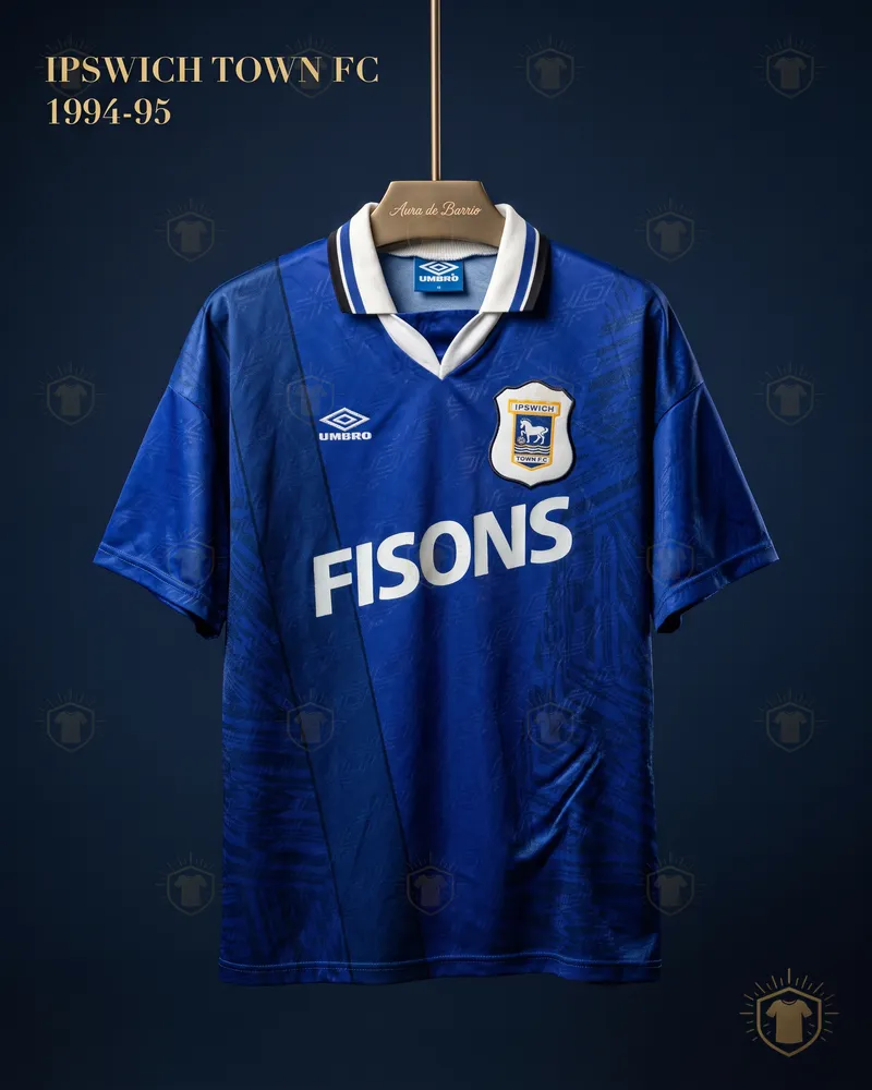 Camiseta local 1994–95 de Ipswich Town (recreación)