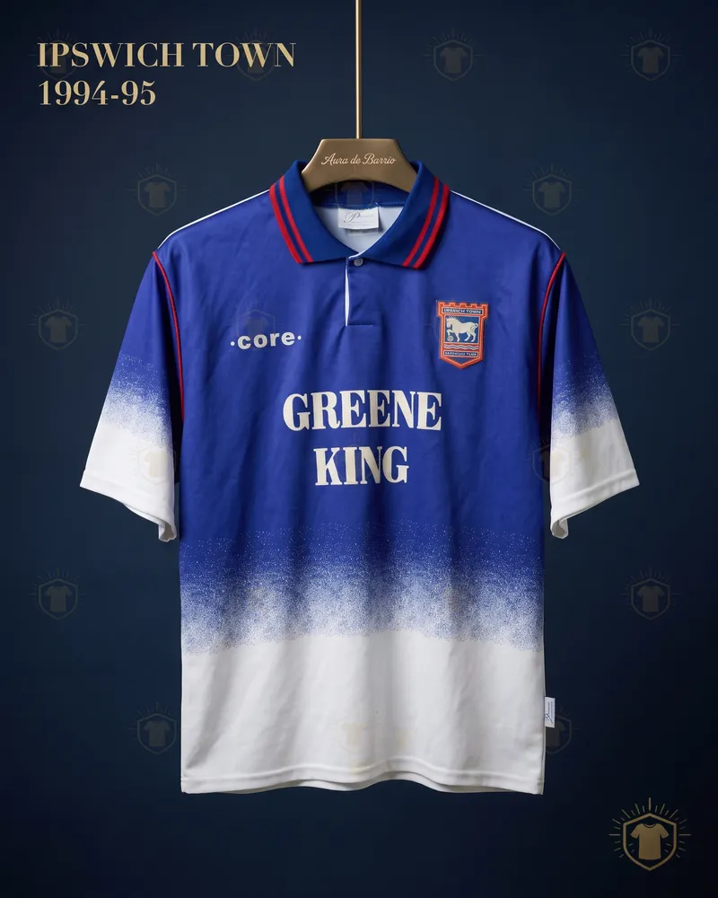 Camiseta local 1995–96 de Ipswich Town (recreación)