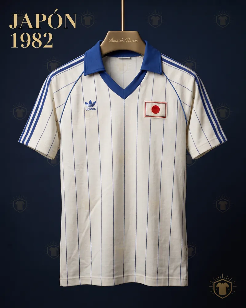 Camiseta visitante 1982 de Japón (recreación)