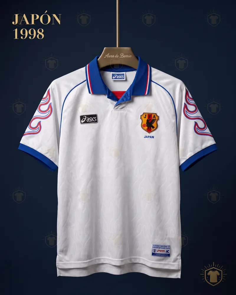 Camiseta visitante 1998 de Japón (recreación)
