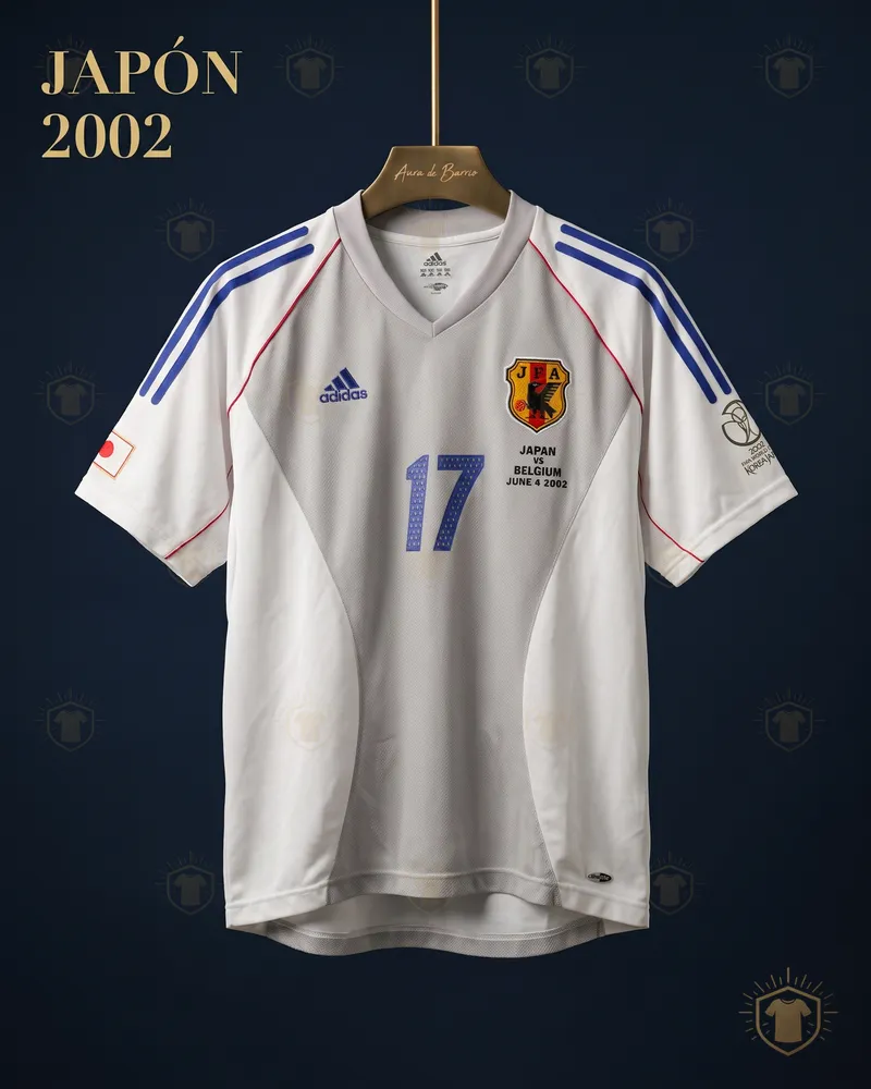 Camiseta visitante 2002 de Japón (recreación)