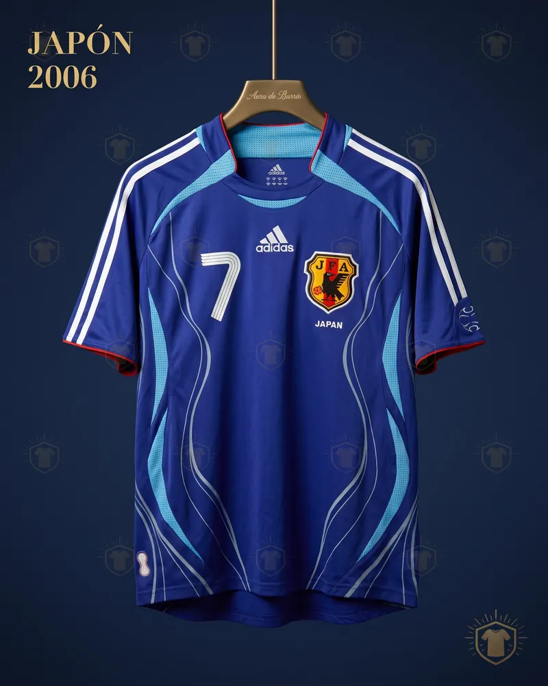 Camiseta local 2006 de Japón (recreación)