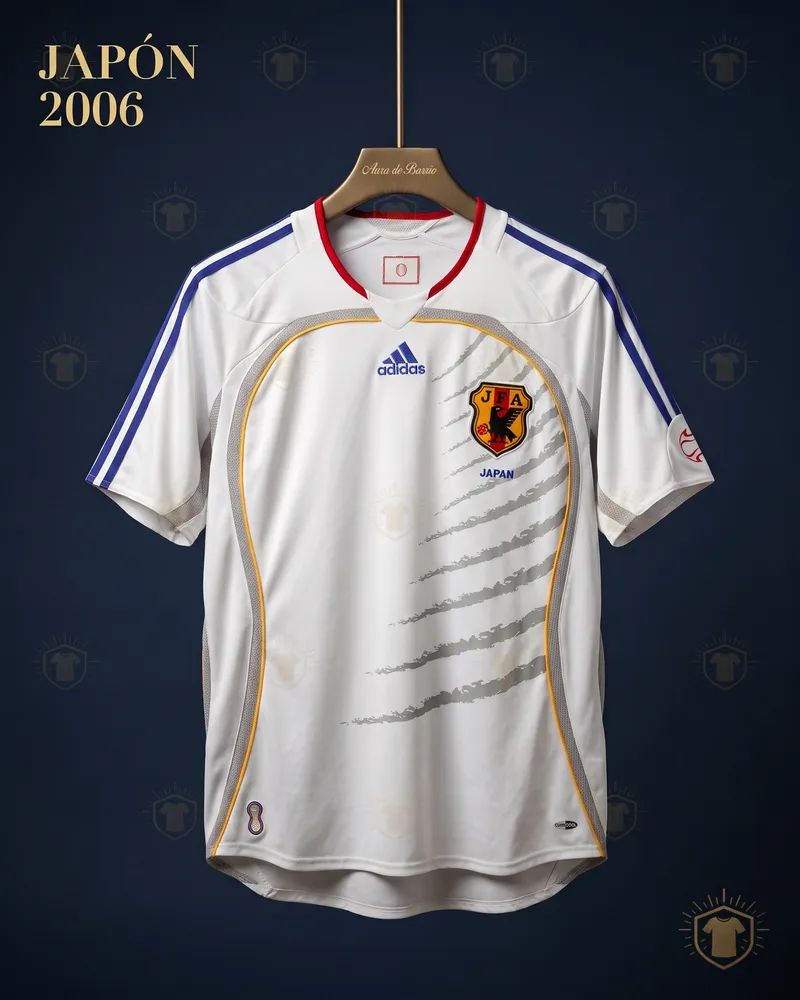 Camiseta visitante 2006 de Japón (recreación)