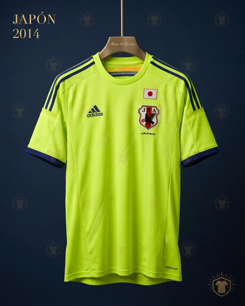 Camiseta visitante 2014 de Japón (recreación)