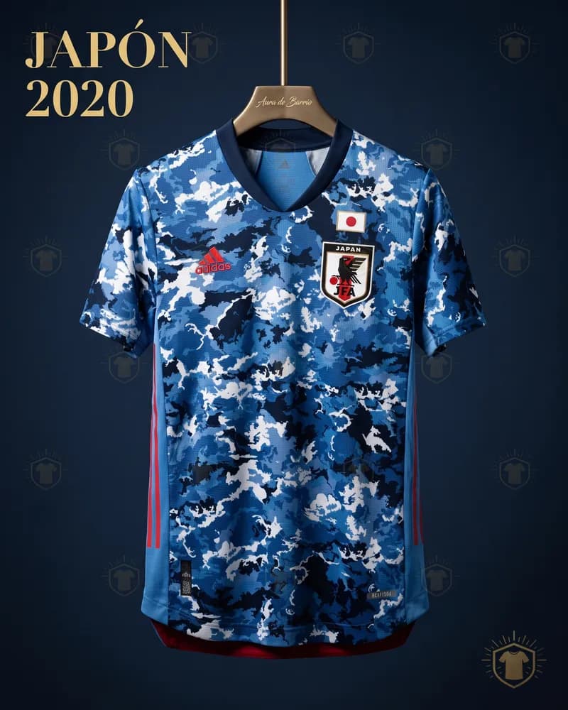 Camiseta local 2020 de Japón (recreación)