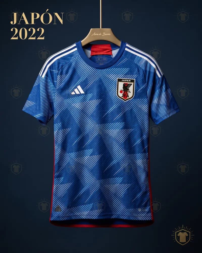 Camiseta local 2022 de Japón (recreación)
