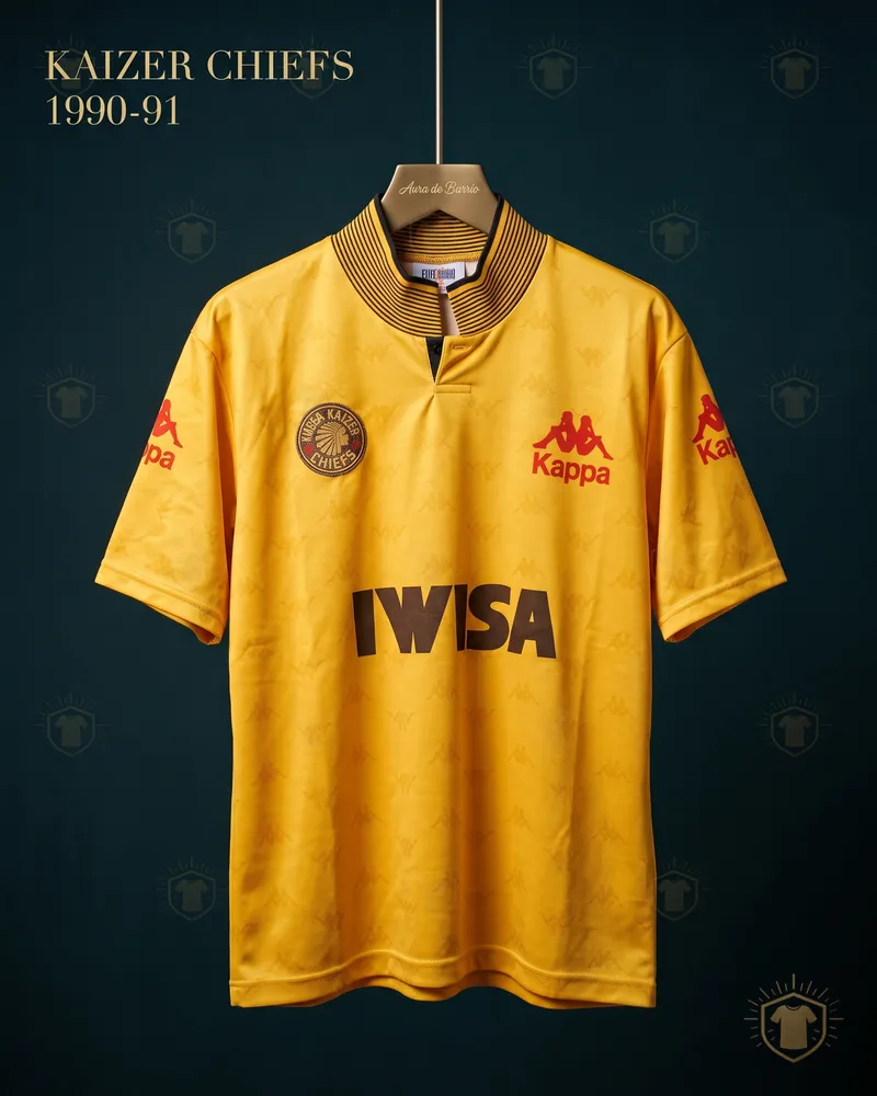 Camiseta local 1990–91 de Kaizer Chiefs (recreación)