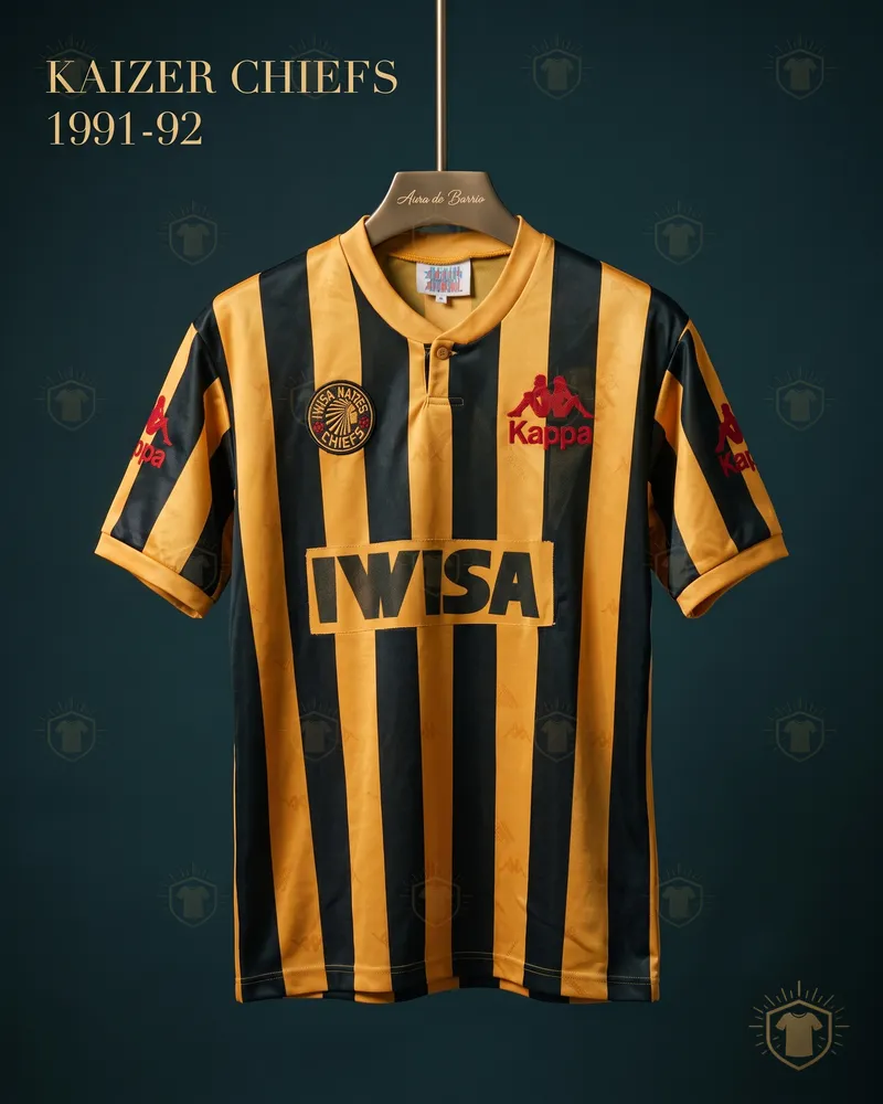 Camiseta local 1991–92 de Kaizer Chiefs (recreación)