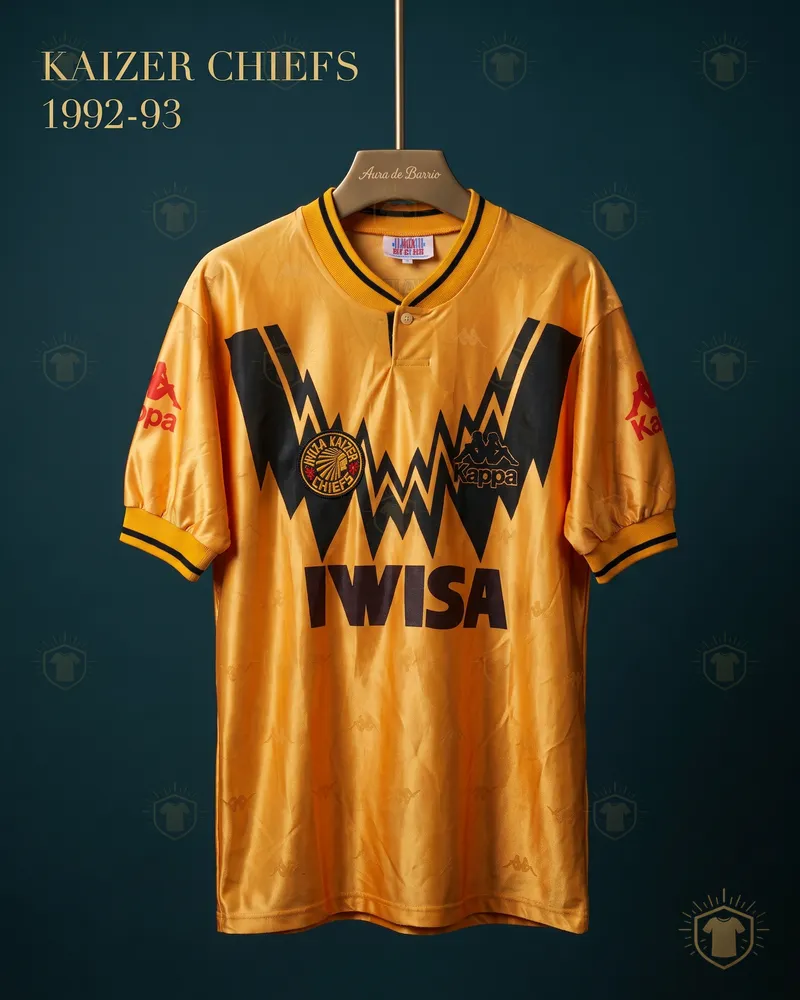 Camiseta local 1992–93 de Kaizer Chiefs (recreación)