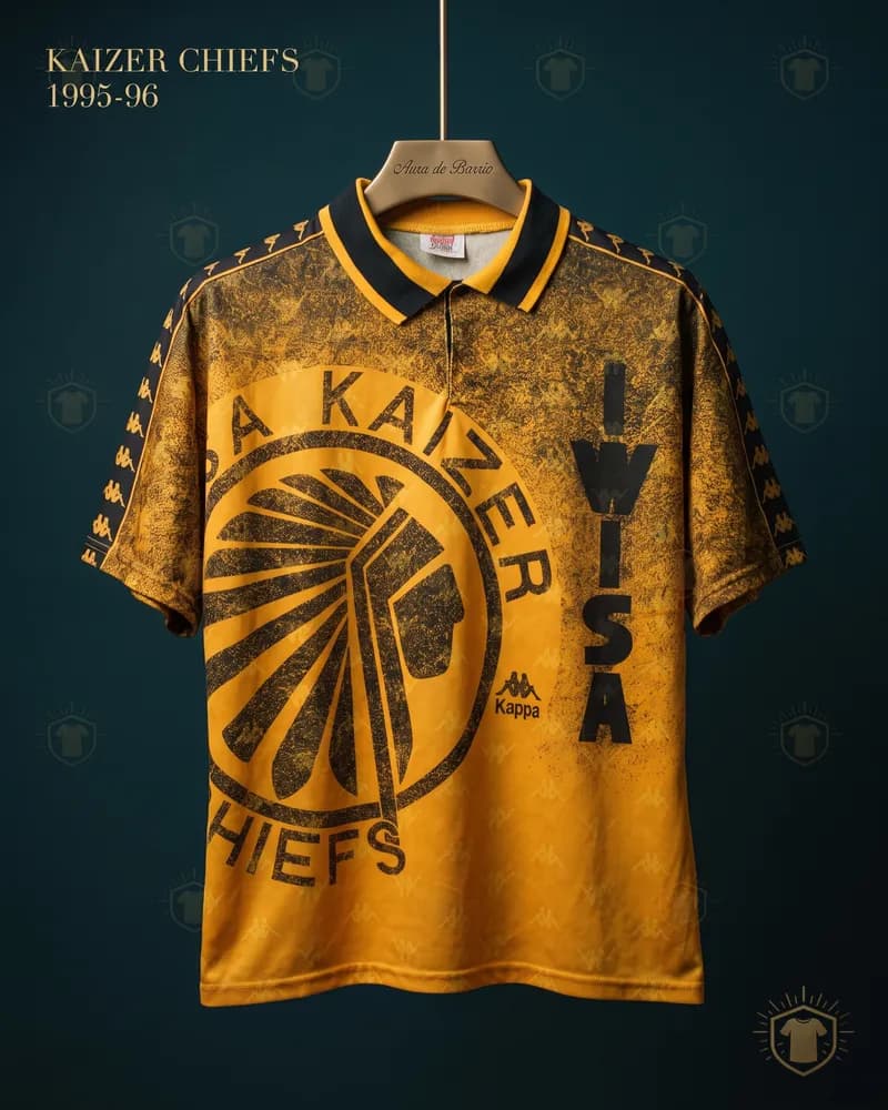 Camiseta local 1995–96 de Kaizer Chiefs (recreación)