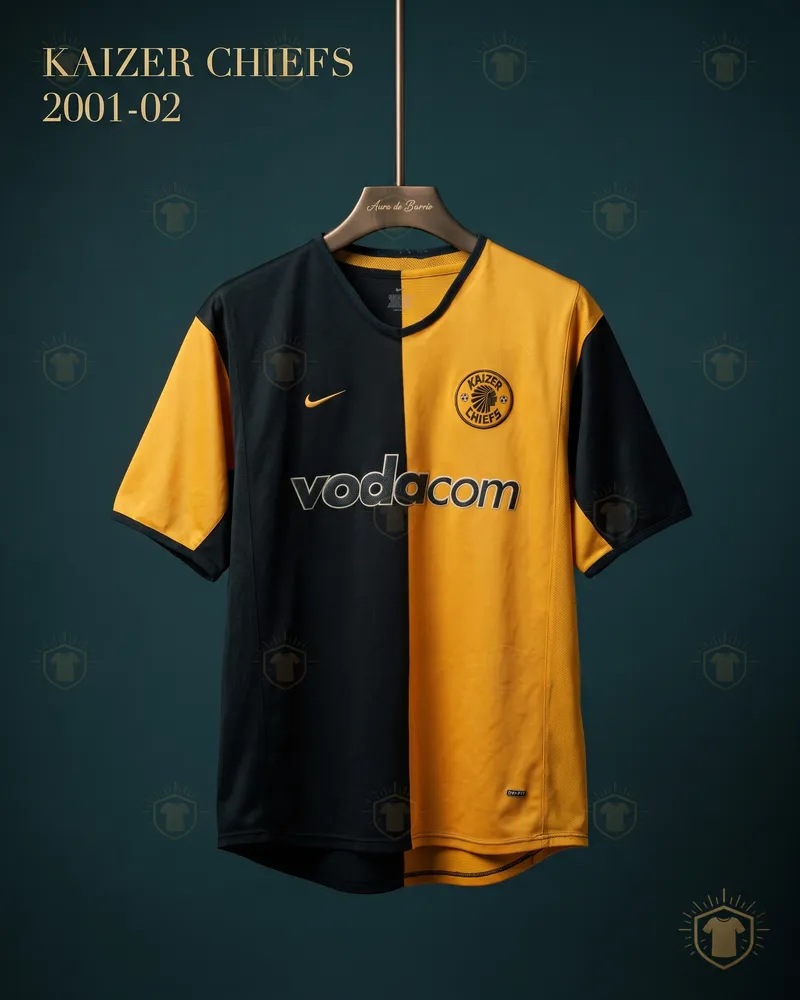 Camiseta local 2001–02 de Kaizer Chiefs (recreación)