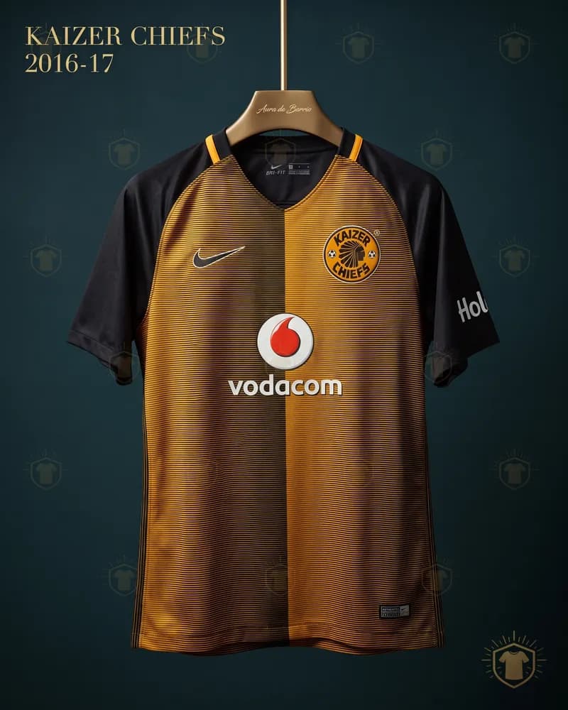 Camiseta local 2016–17 de Kaizer Chiefs (recreación)