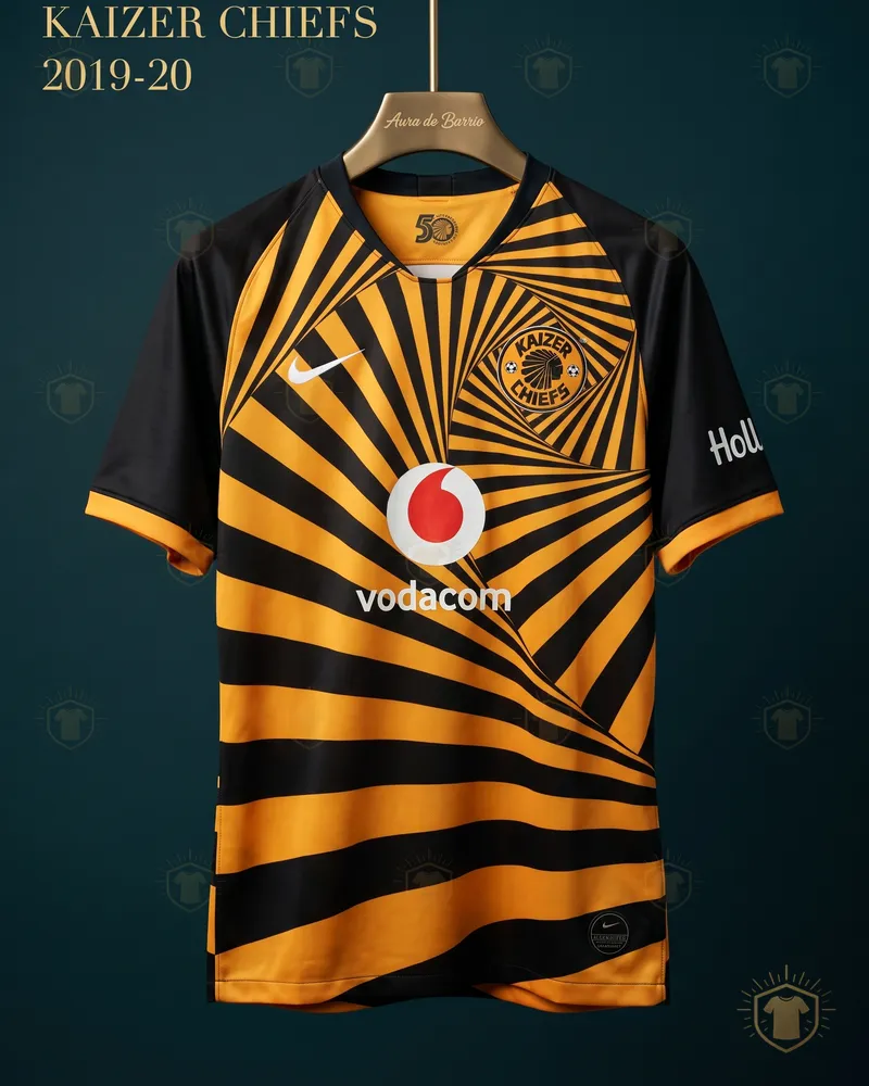 Camiseta local 2019–20 de Kaizer Chiefs (recreación)