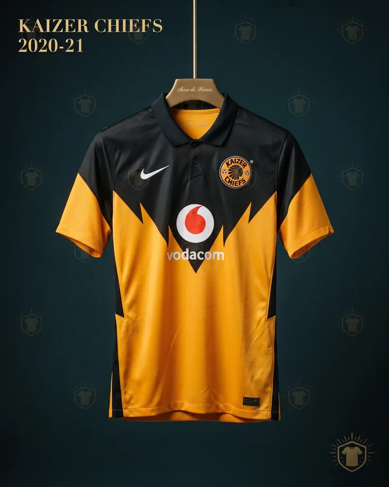 Camiseta local 2020–21 de Kaizer Chiefs (recreación)