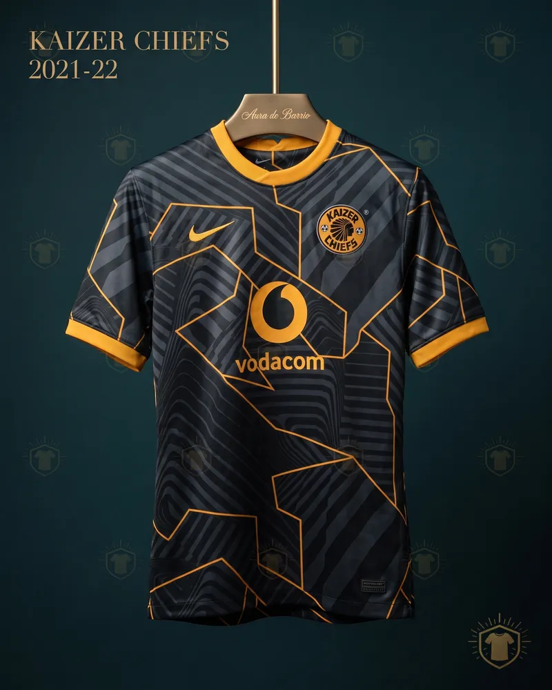 Camiseta visitante 2021–22 de Kaizer Chiefs (recreación)