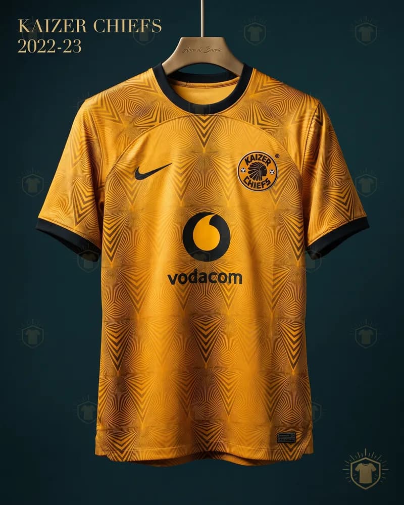 Camiseta local 2022–23 de Kaizer Chiefs (recreación)