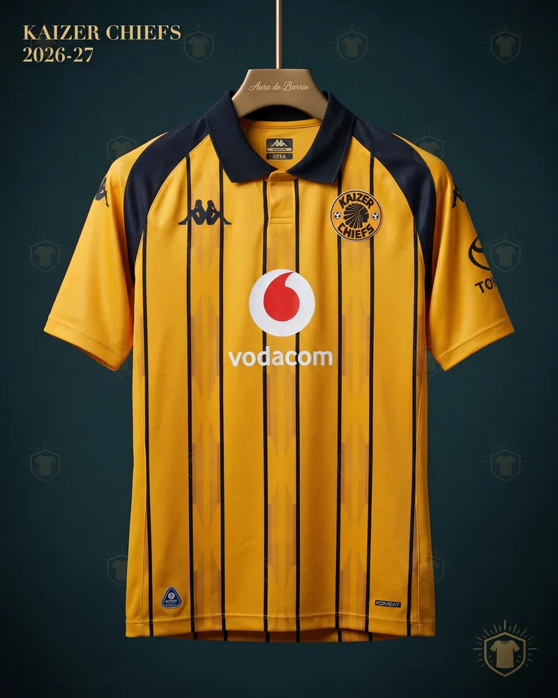 Camiseta local 2026–27 de Kaizer Chiefs (recreación)