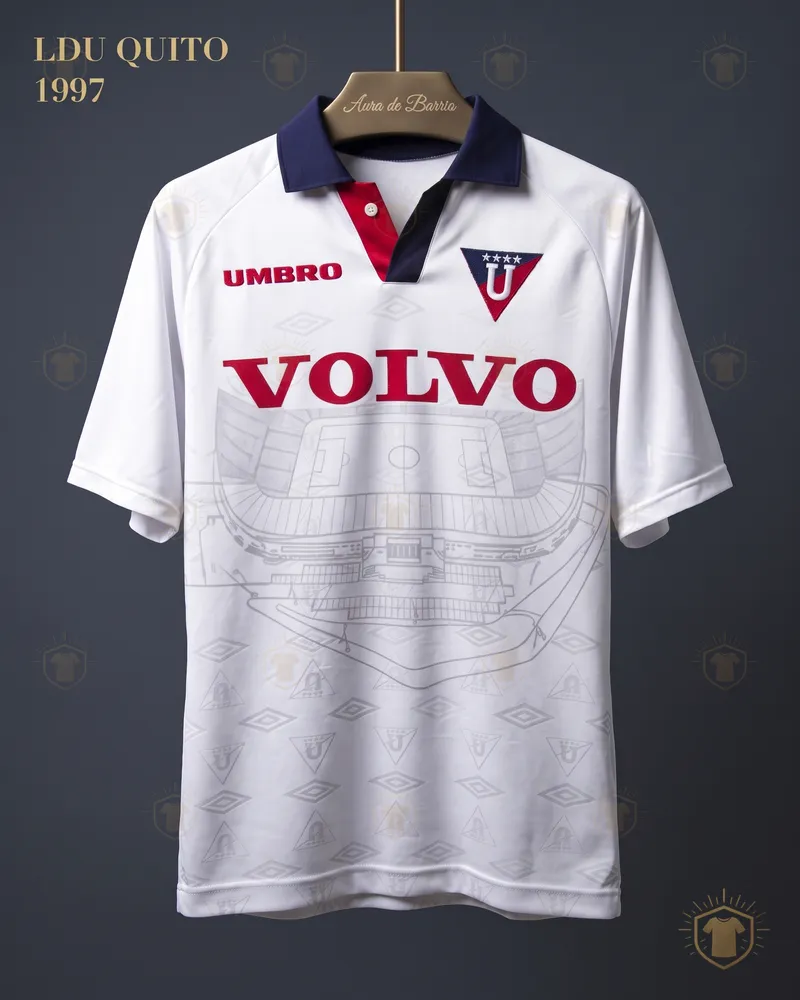 Camiseta especial 1997 de Liga Deportiva Universitaria de Quito (recreación)