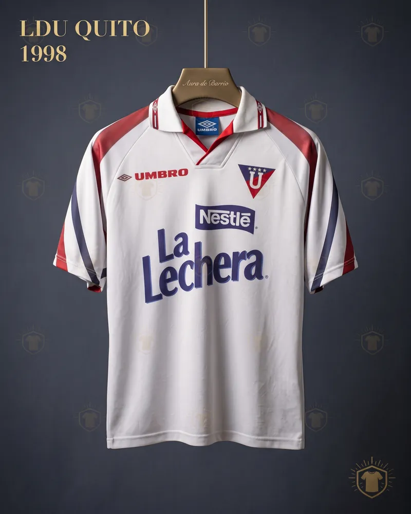 Camiseta local 1998 de Liga Deportiva Universitaria de Quito (recreación)
