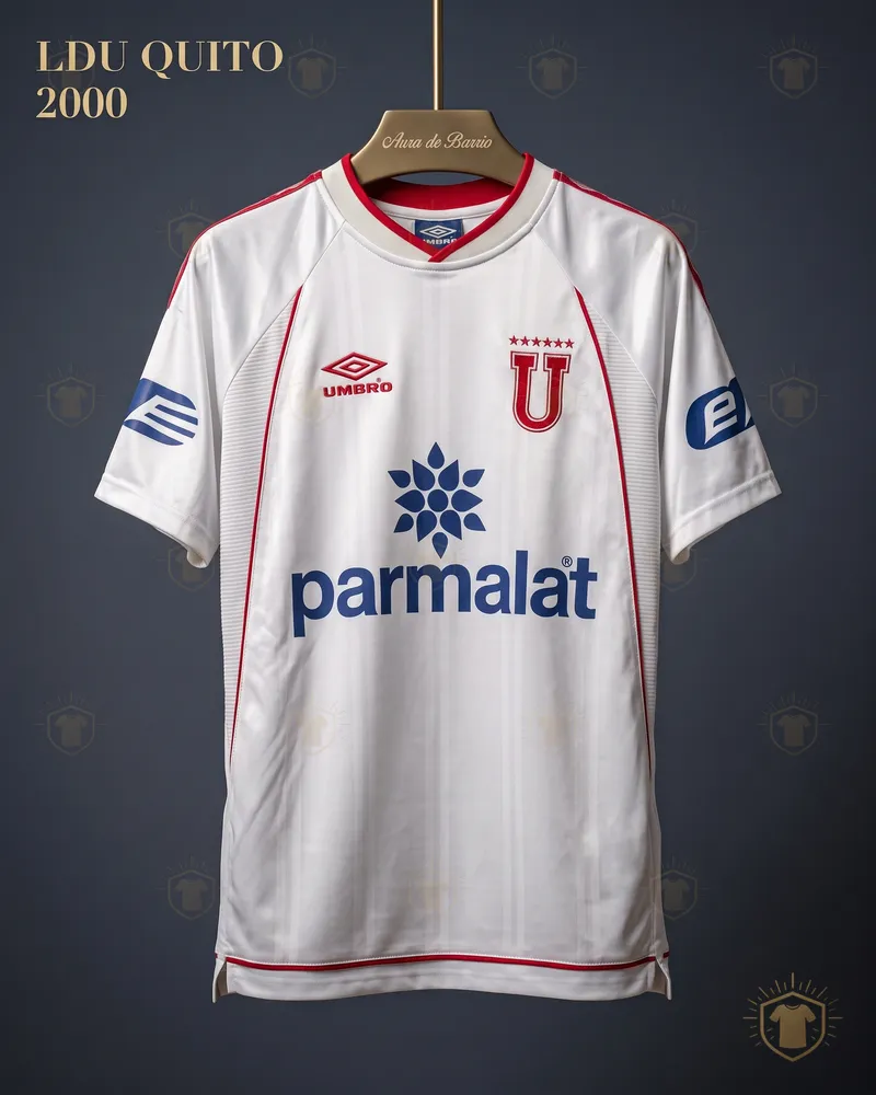 Camiseta local 2000 de Liga Deportiva Universitaria de Quito (recreación)