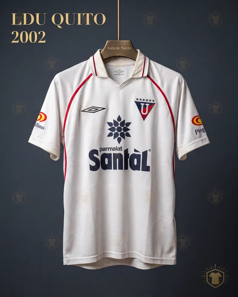 Camiseta local 2002 de Liga Deportiva Universitaria de Quito (recreación)