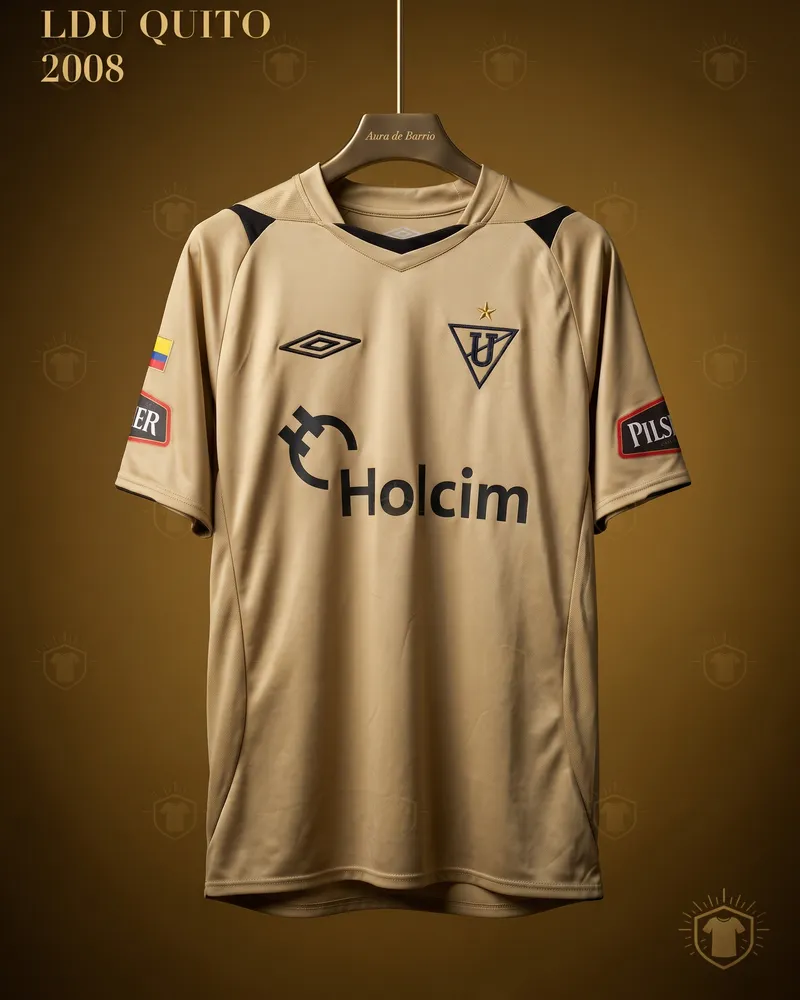 Camiseta especial 2008 de Liga Deportiva Universitaria de Quito (recreación)