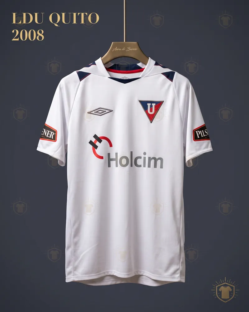 Camiseta local 2008 de Liga Deportiva Universitaria de Quito (recreación)