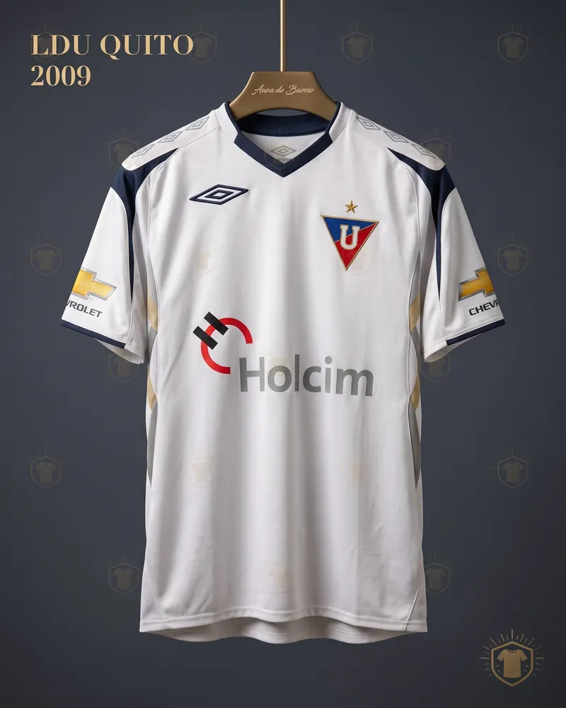 Camiseta local 2009 de Liga Deportiva Universitaria de Quito (recreación)
