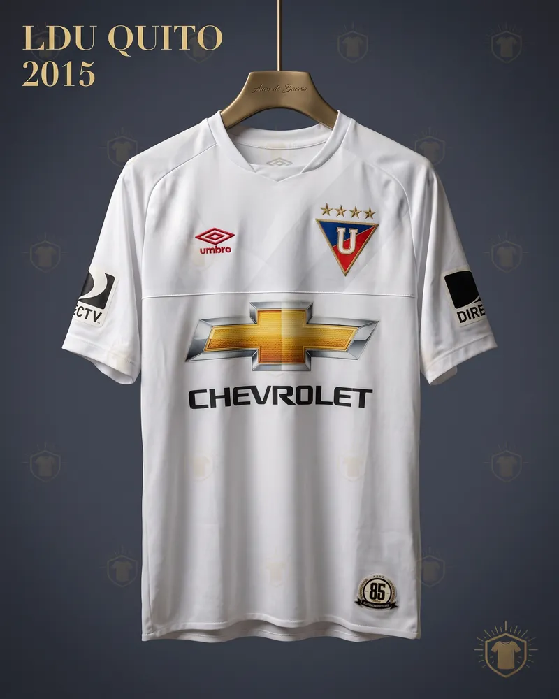 Camiseta local 2015 de Liga Deportiva Universitaria de Quito (recreación)