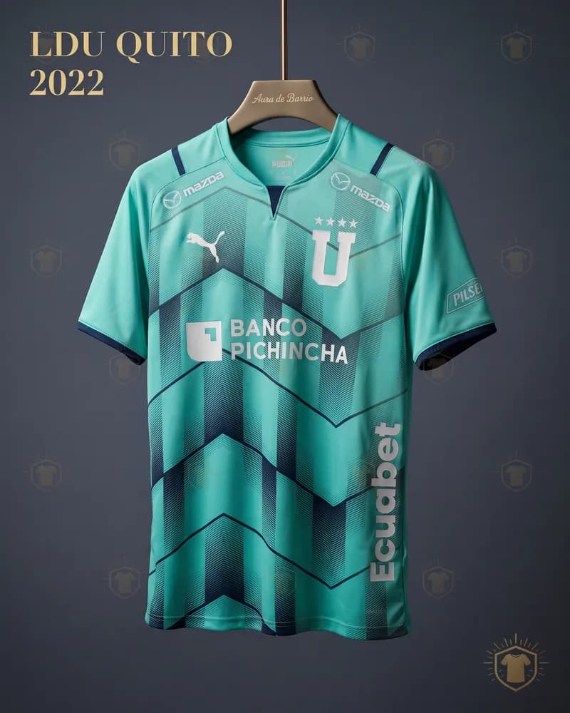 Camiseta tercera 2022 de Liga Deportiva Universitaria de Quito (recreación)