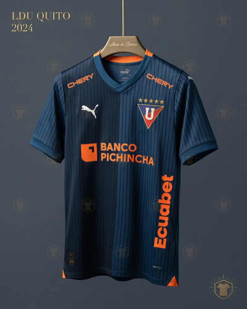 Camiseta tercera 2024 de Liga Deportiva Universitaria de Quito (recreación)