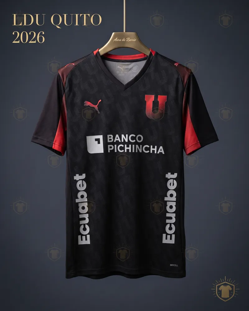 Camiseta tercera 2026 de Liga Deportiva Universitaria de Quito (recreación)