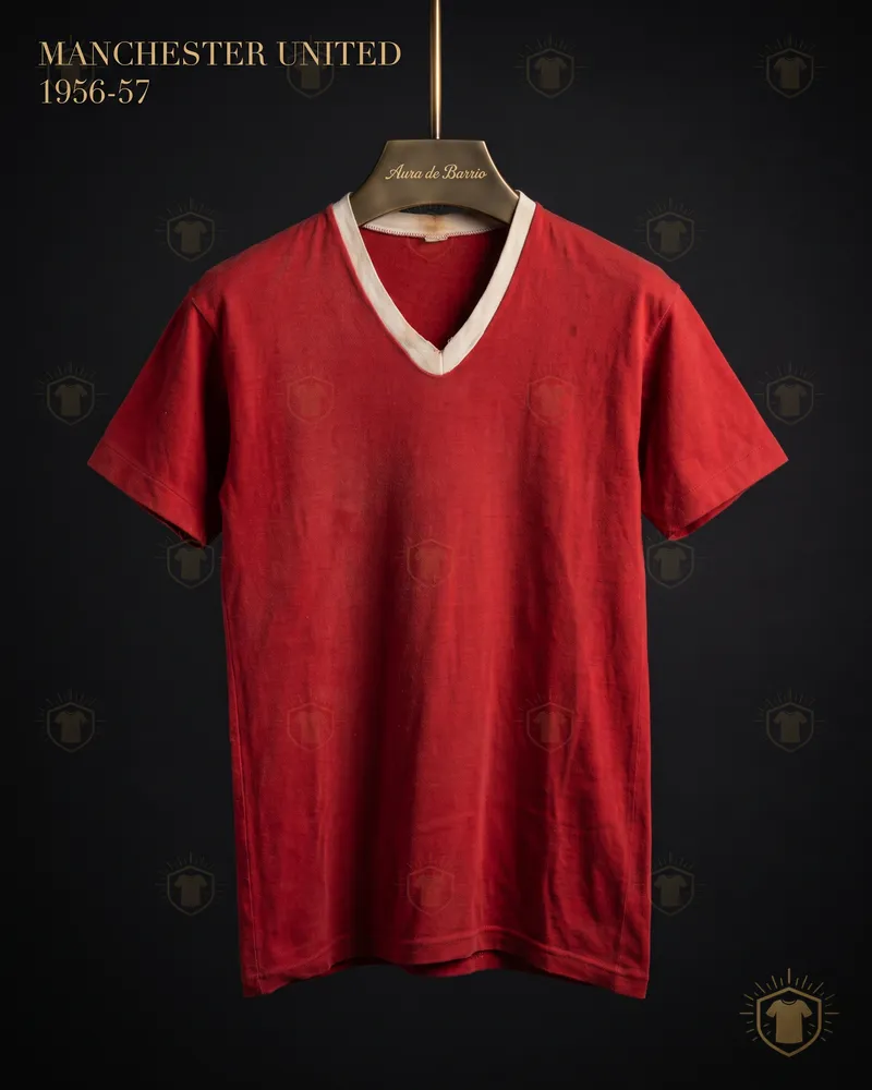 Camiseta local 1956–57 de Manchester United (recreación)