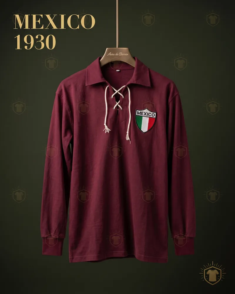 Camiseta local 1930 de México (recreación)