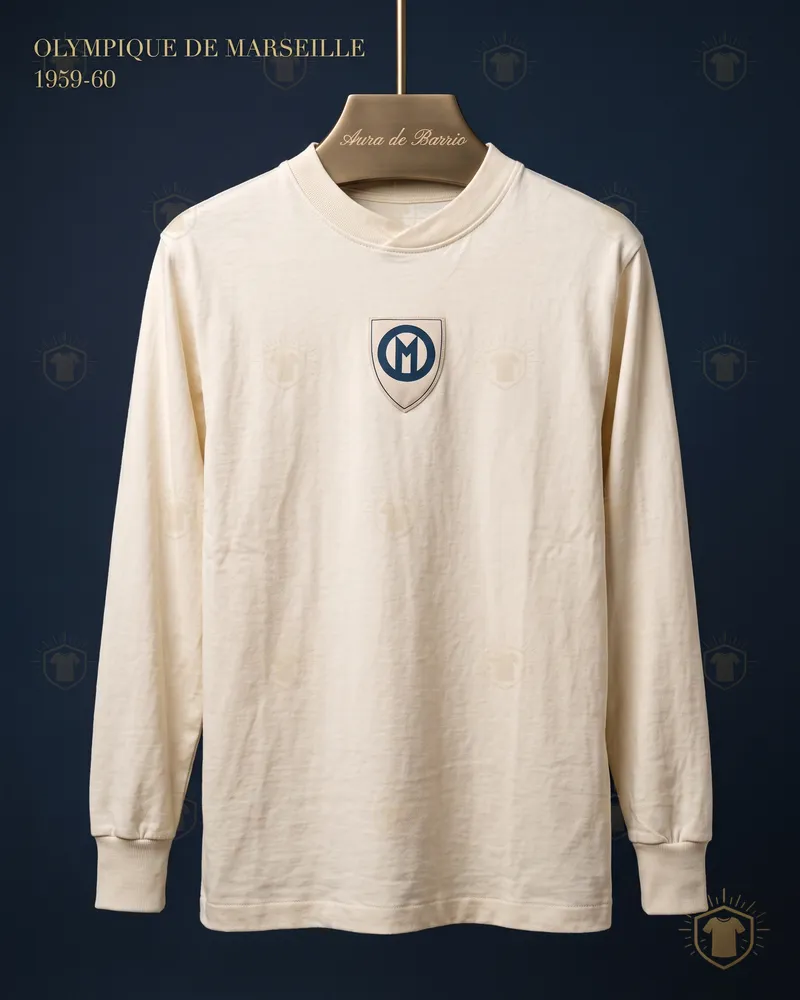 Camiseta local 1959–60 de O. de Marsella (recreación)
