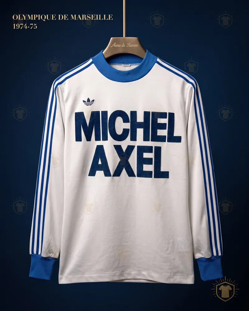 Camiseta local 1974–75 de O. de Marsella (recreación)