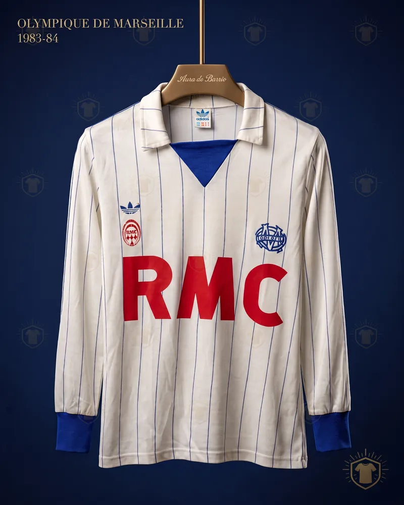 Camiseta local 1983–84 de O. de Marsella (recreación)