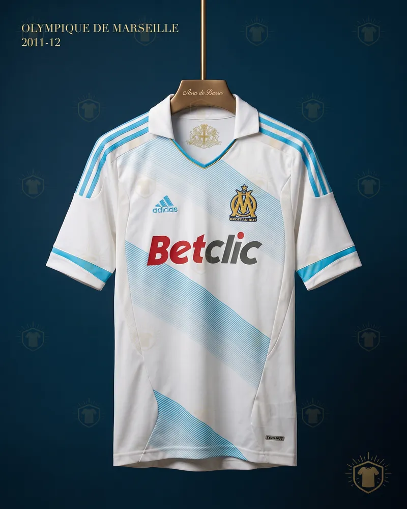 Camiseta local 2011–12 de O. de Marsella (recreación)