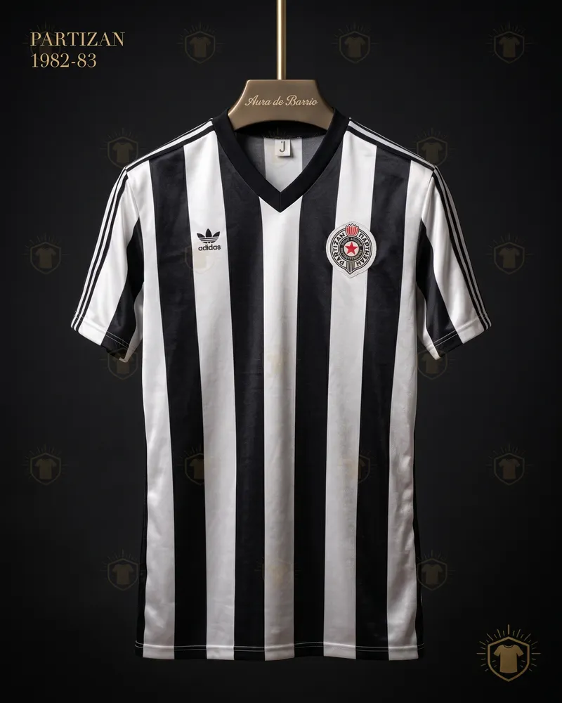 Camiseta local 1982–83 de FK Partizan (recreación)