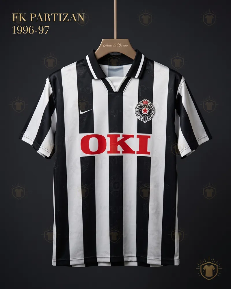 Camiseta local 1996–97 de FK Partizan (recreación)
