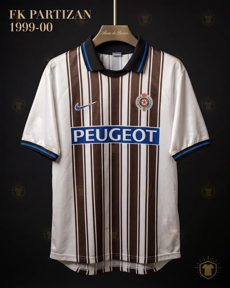 Camiseta local 1999–00 de FK Partizan (recreación)